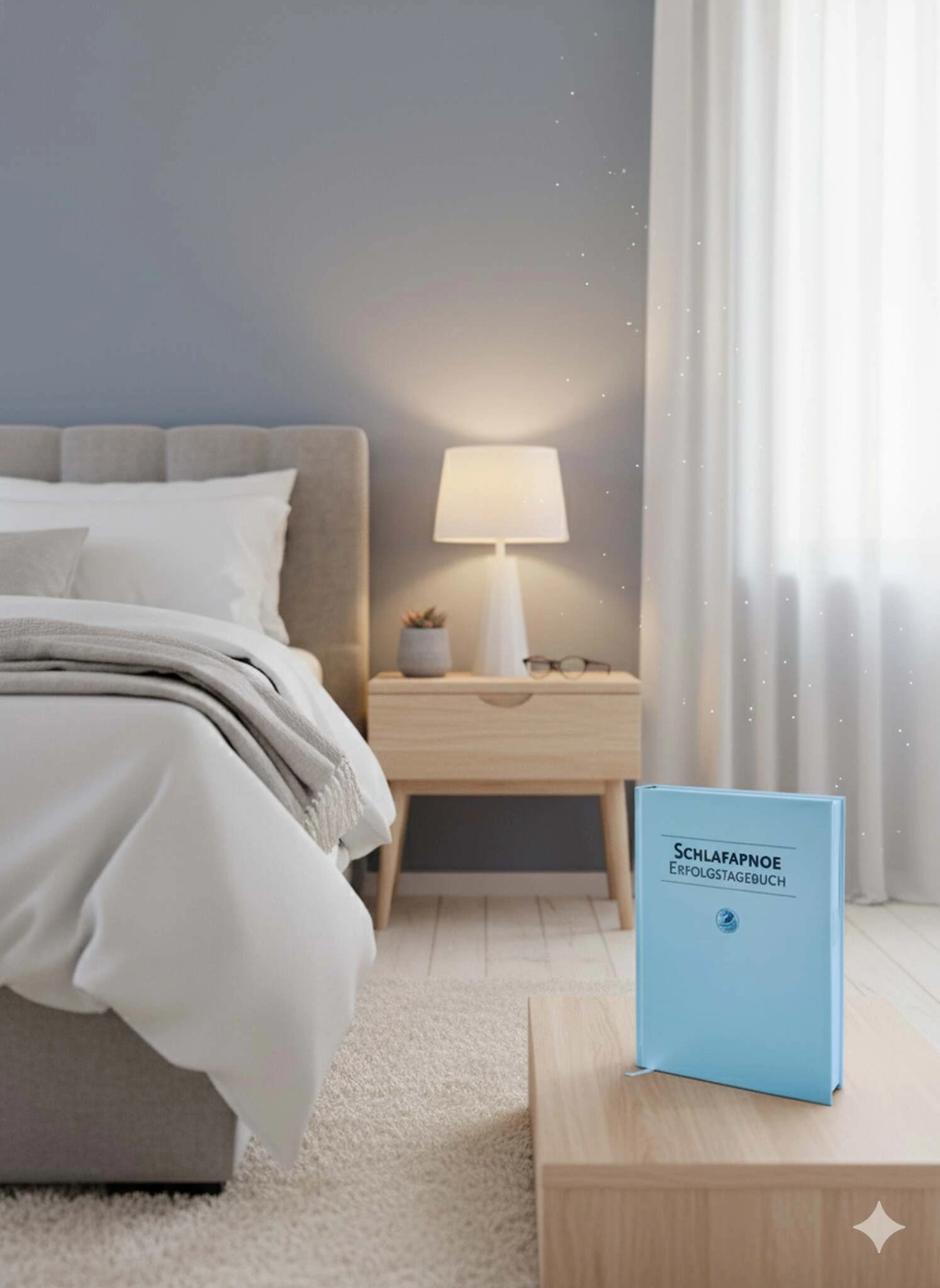 Mockup des Schlafapnoe-Erfolgstagebuchs