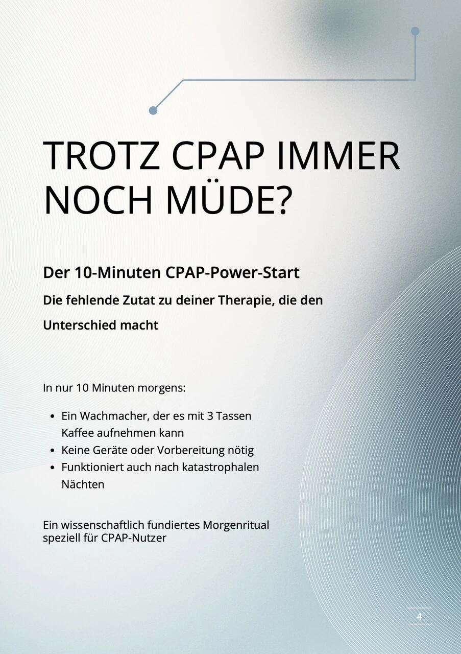 eBook Seite: Trotz CPAP immer noch müde?