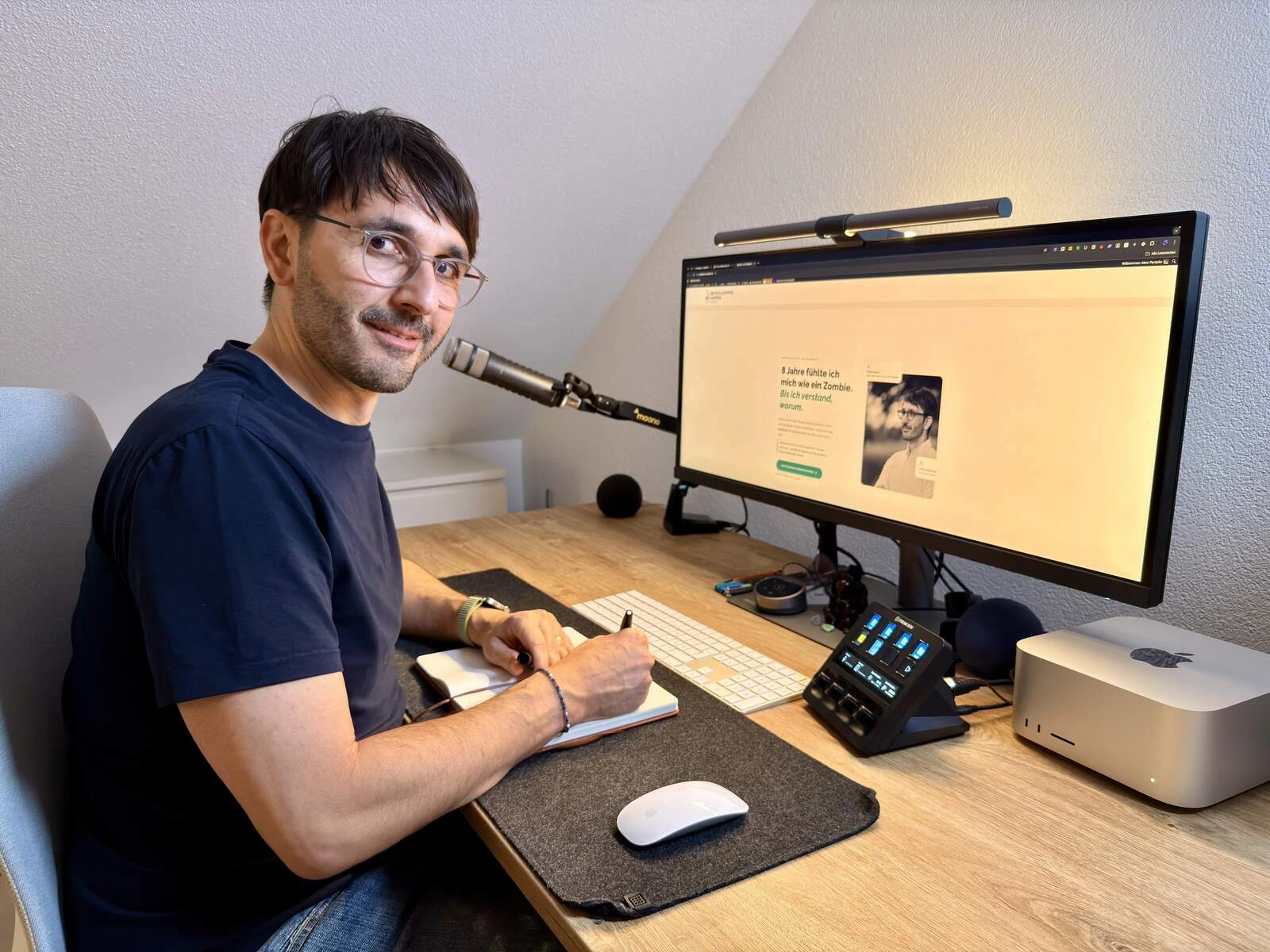 Marc Partipilo – Schlafcoach bei der Arbeit