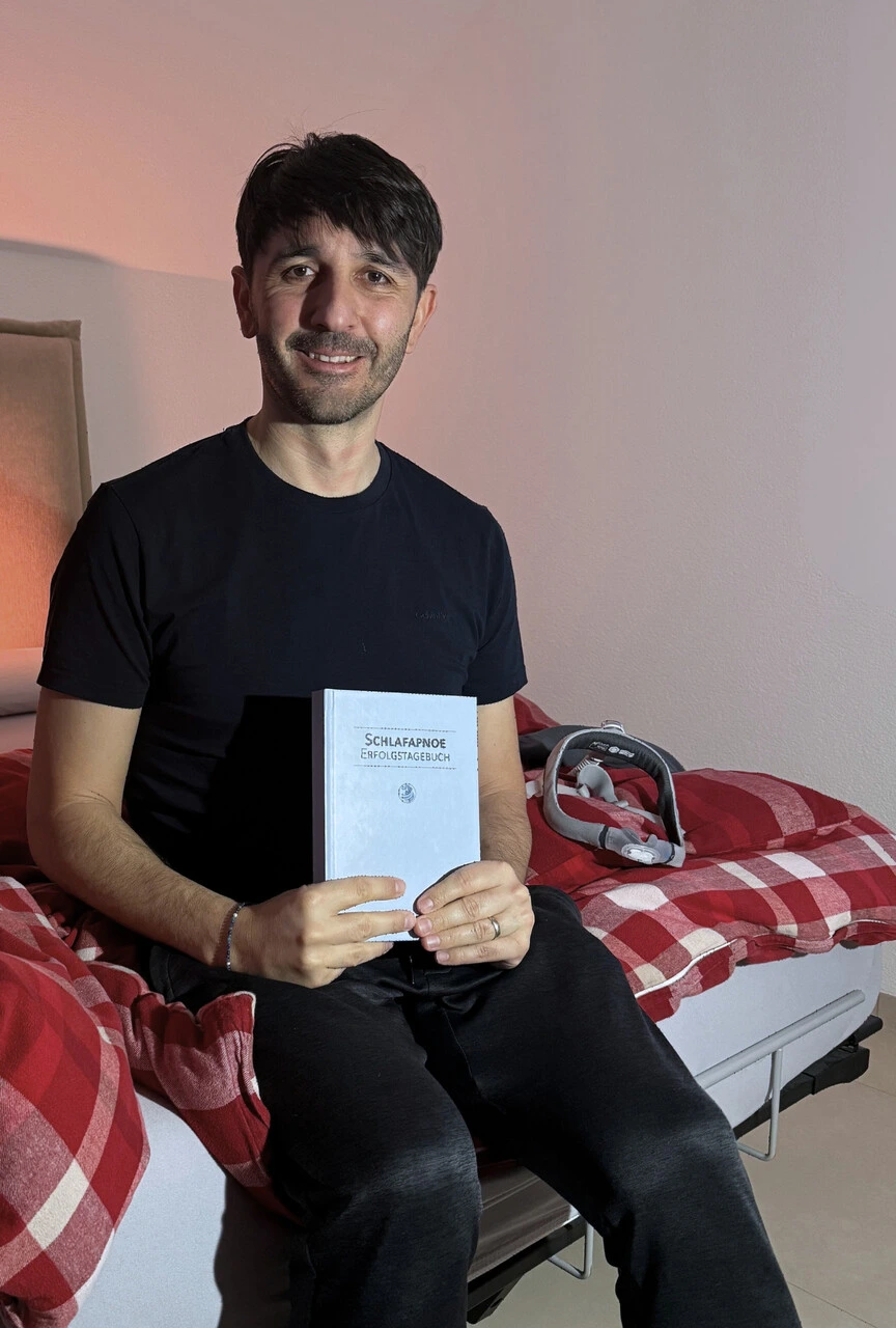 Schlafapnoe-Erfolgstagebuch – Physisches Buch